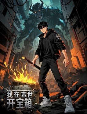 我在末世開寶箱（插圖網文）