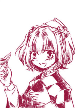 附近草叢的小蘑菇