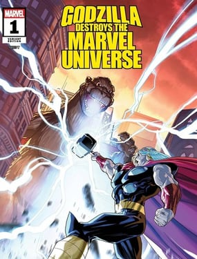 哥斯拉毀滅漫威宇宙