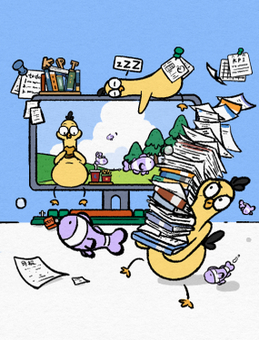 算了，不奮鬥就躺平！