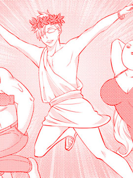 美川貝魯諾和烏賊哥斯拉的漫畫Beauty