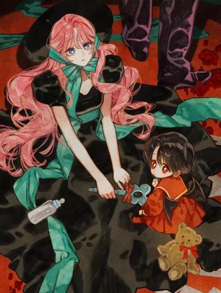 和死敵一起養龍崽