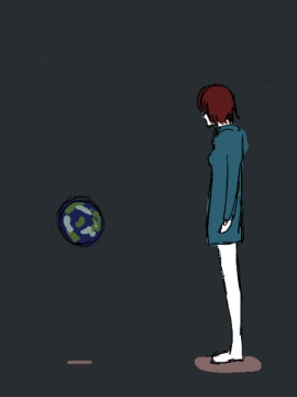 巨大女子現身宇宙