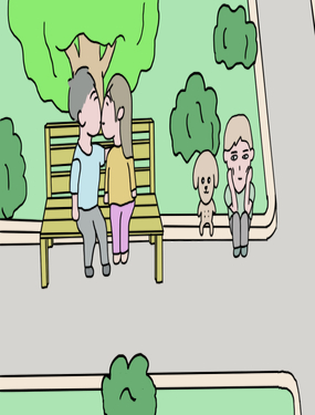 吃飽了就輕鬆一點