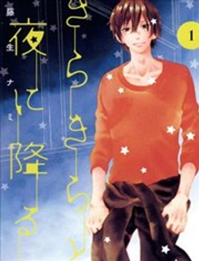 閃閃爍爍於夜裡飄落