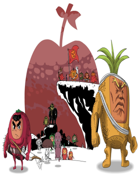 水果蔬菜的戰爭與和平