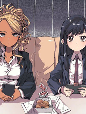 
              美食廣場裡的女高中生們在說啥
            