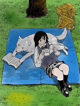 透明人類少女與狼男少年