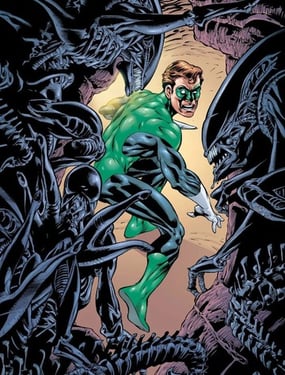 異形大戰綠燈俠